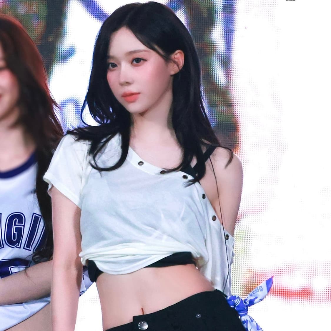 윈터 플노팔 플리즈노팔로우 언발 오프숄더 반팔 탑 상품이미지1