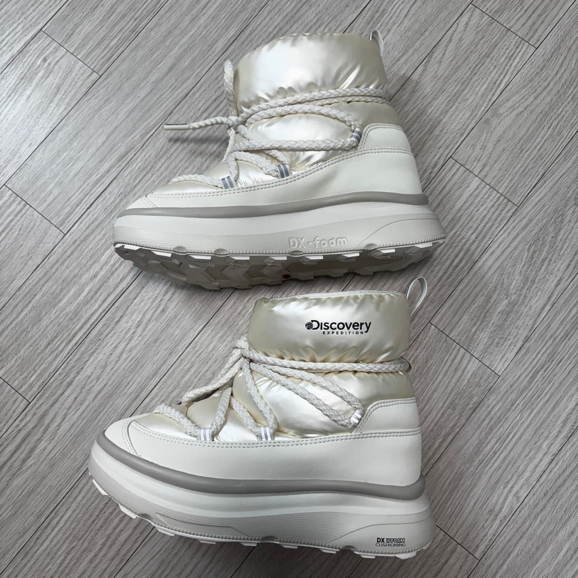 [새상품] 디스커버리 헤이니 글로우 부츠 230 베이지 상품이미지10