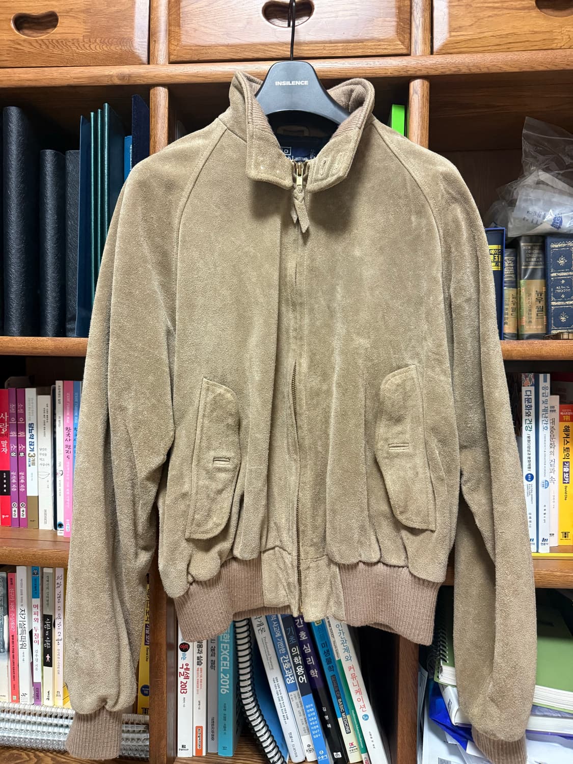 90S polo suede baracuda jacket L 상품이미지1