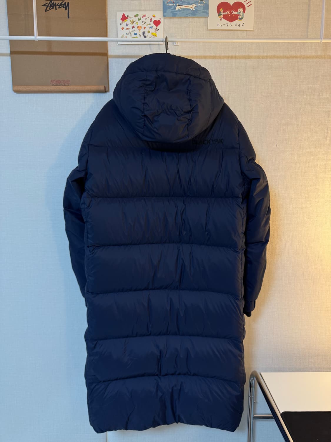 [M]블랙야크 나일론 구스다운 롱패딩 상품이미지2