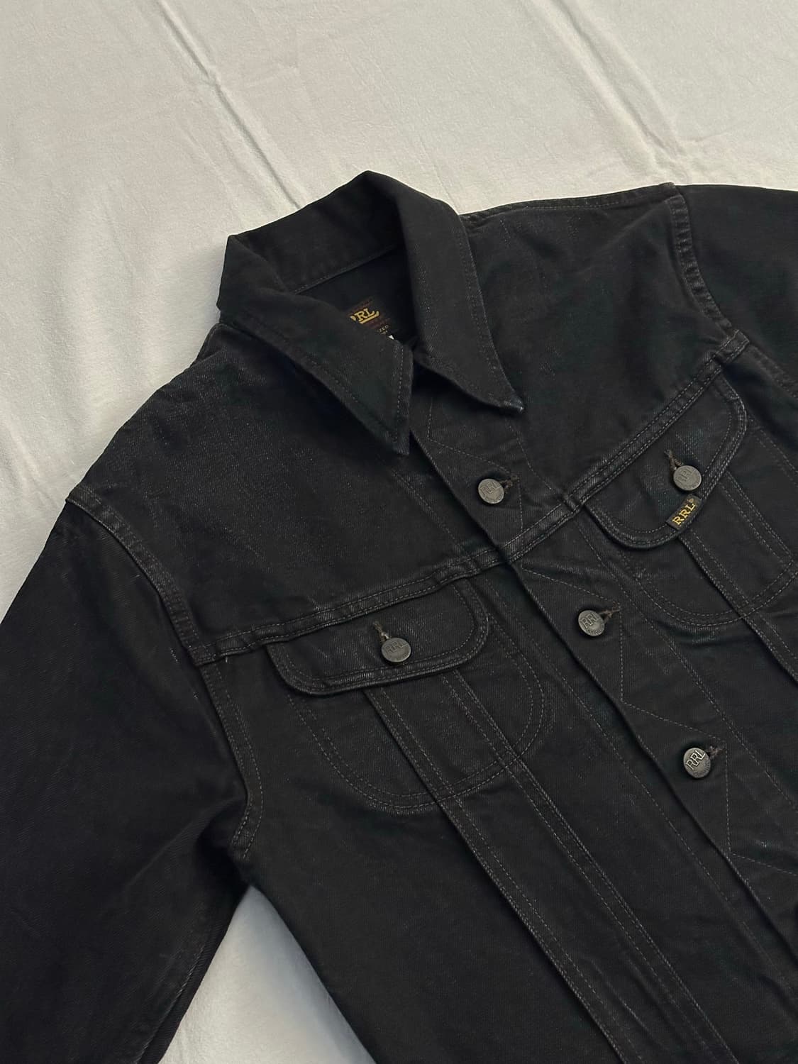 RRL 더블알엘 lot 271 블랙 트러커 자켓 상품이미지1