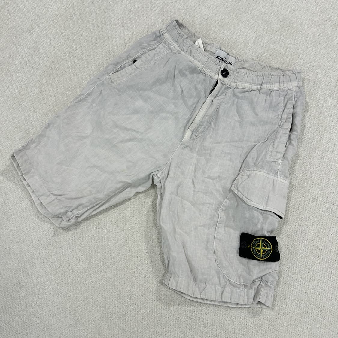 스톤아일랜드 화이트 반바지 m 상품이미지1