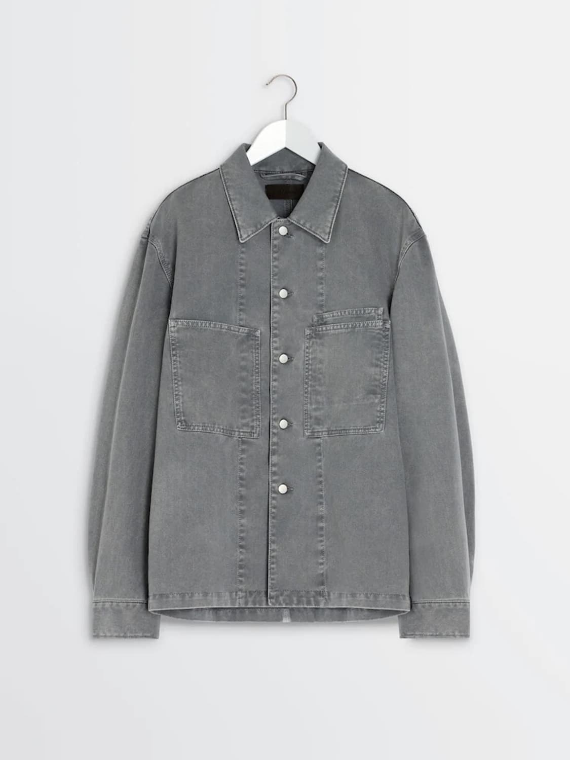 [50,52]르메르 25fw 워크웨어 오버셔츠/그레이 상품이미지5