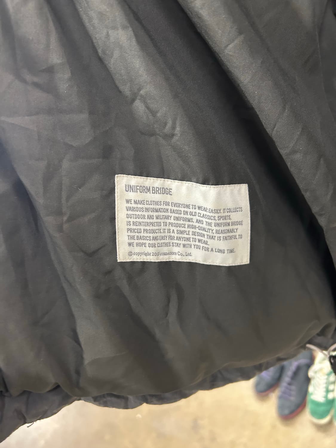 유니폼 브릿지 앤코 그레이 덕다운 패딩 상품이미지9