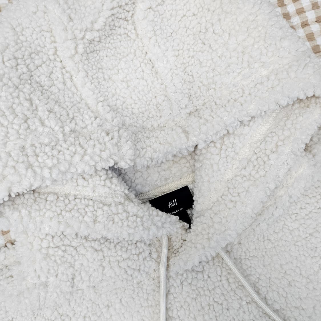 H&M 에이치앤엠 오버핏 플리츠 후드티 남자100 상품이미지2