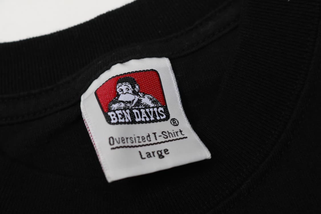 [L] 벤데이비스 빅로고 오버사이즈 티셔츠 상품이미지4