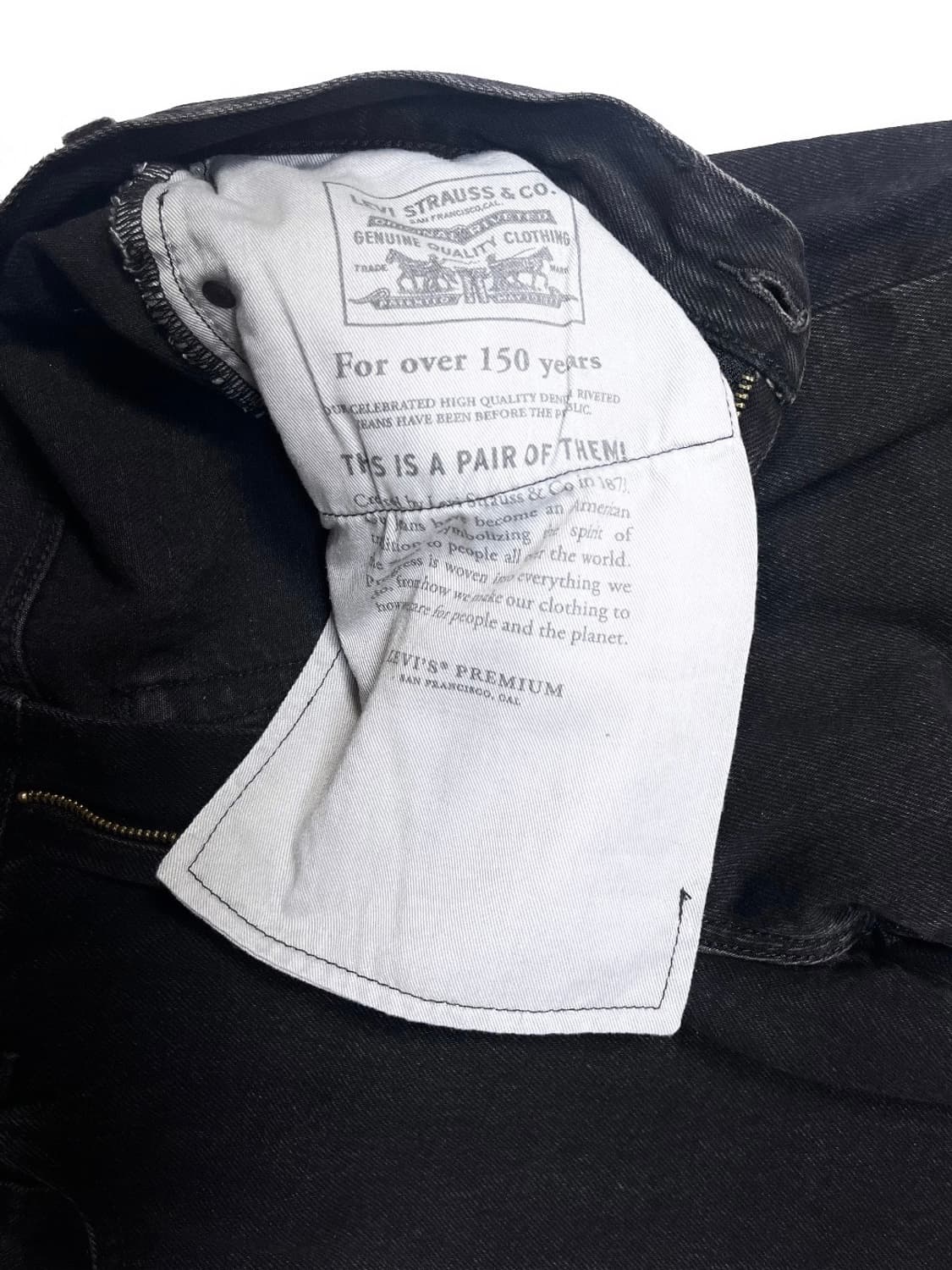 리바이스 568 블랙 W32 L32 상품이미지5