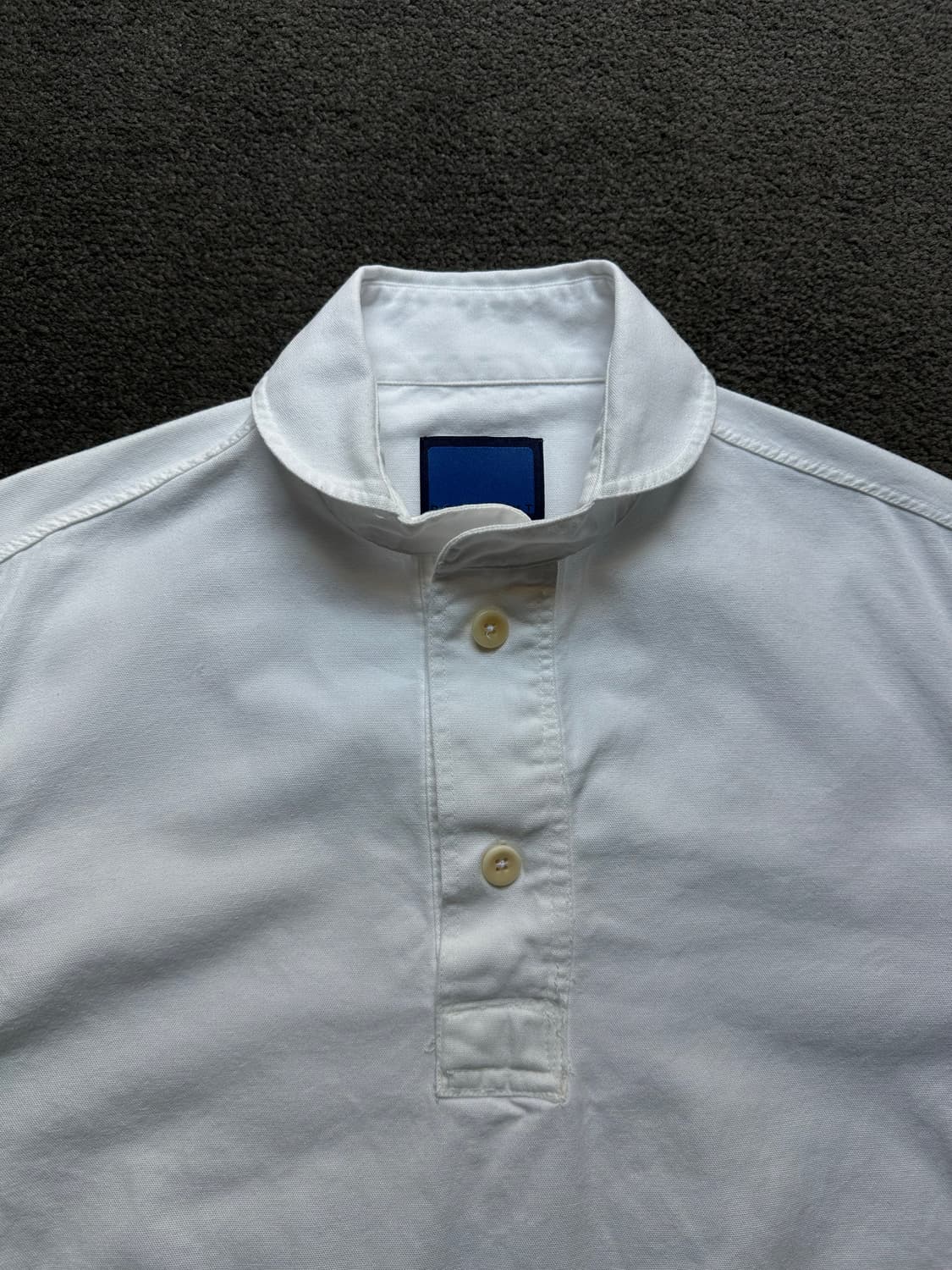 Document 화이트 헨리넥 셔츠 S 상품이미지2