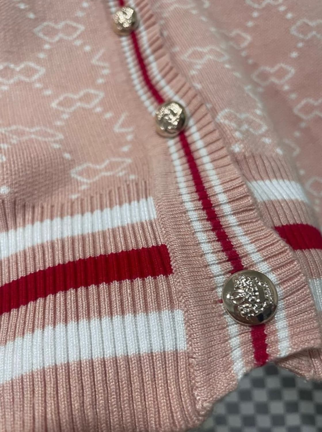 수입 배색 니트가디건:) 데이트룩출근룩오피스룩:) 상품이미지2