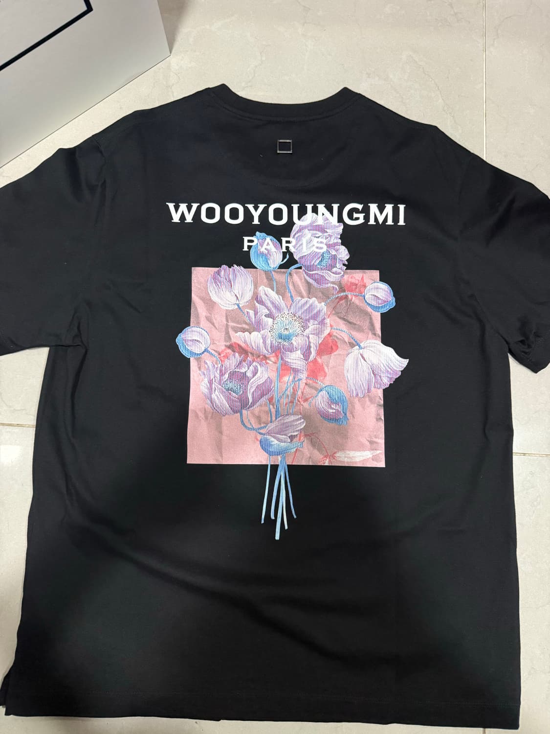 [당일출고,46사이즈] 우영미 플라워 반팔 상품이미지2