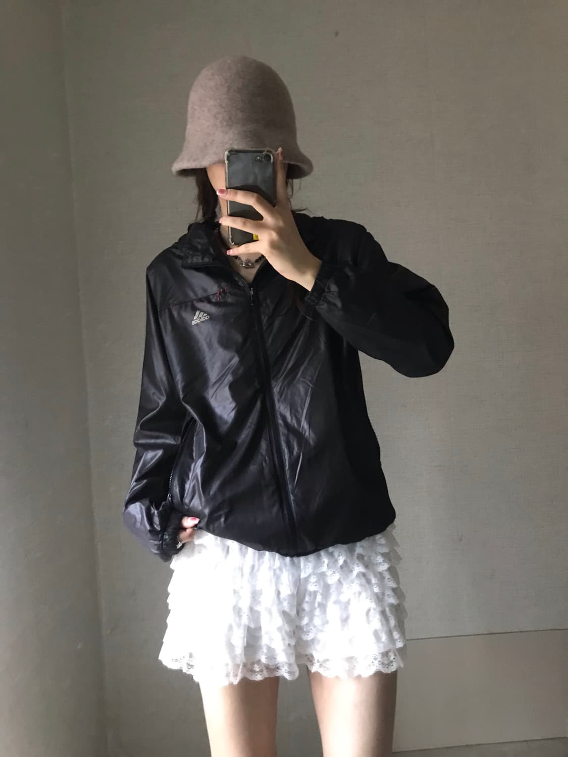 아디다스 블랙 바람막이 상품이미지3