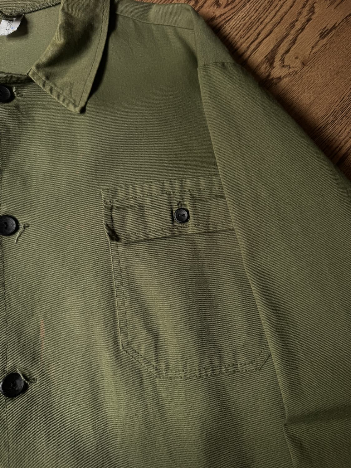 [2XL]빈티지 올리브 그린 프렌치 워크자켓 상품이미지3