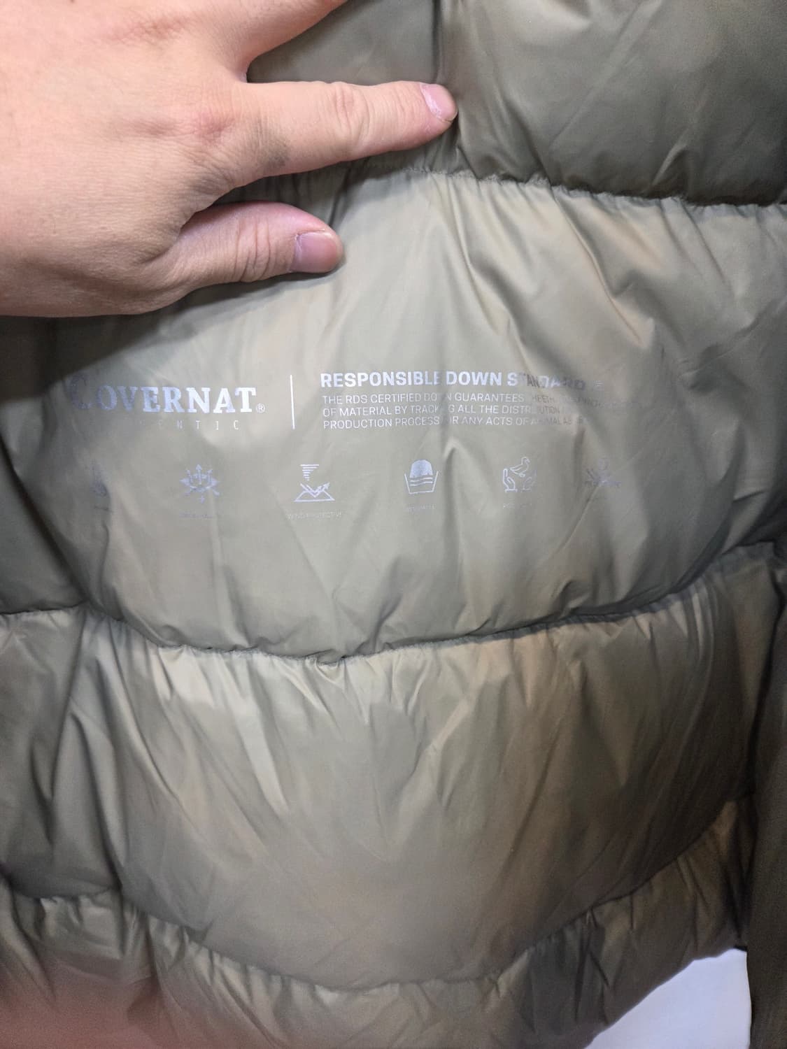 커버낫 rds 유틸리티 다운 패딩 L 상품이미지4