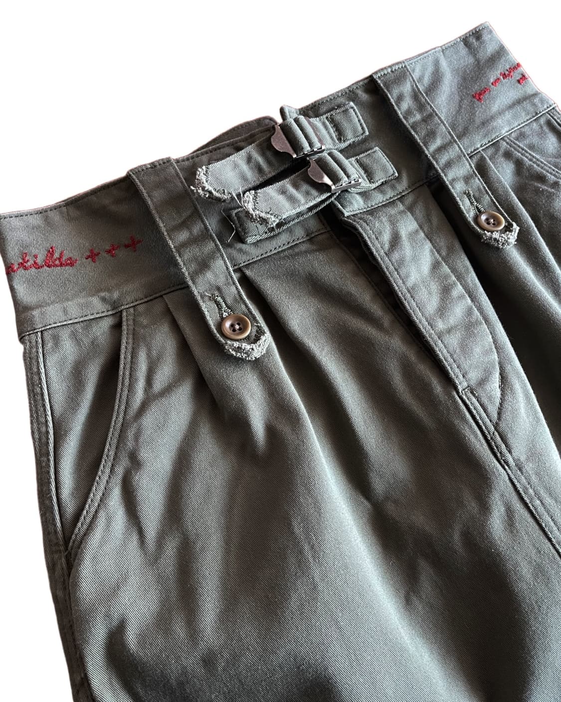 KAPITAL 2015FW Gurkha Embroidered Skirt 상품이미지4