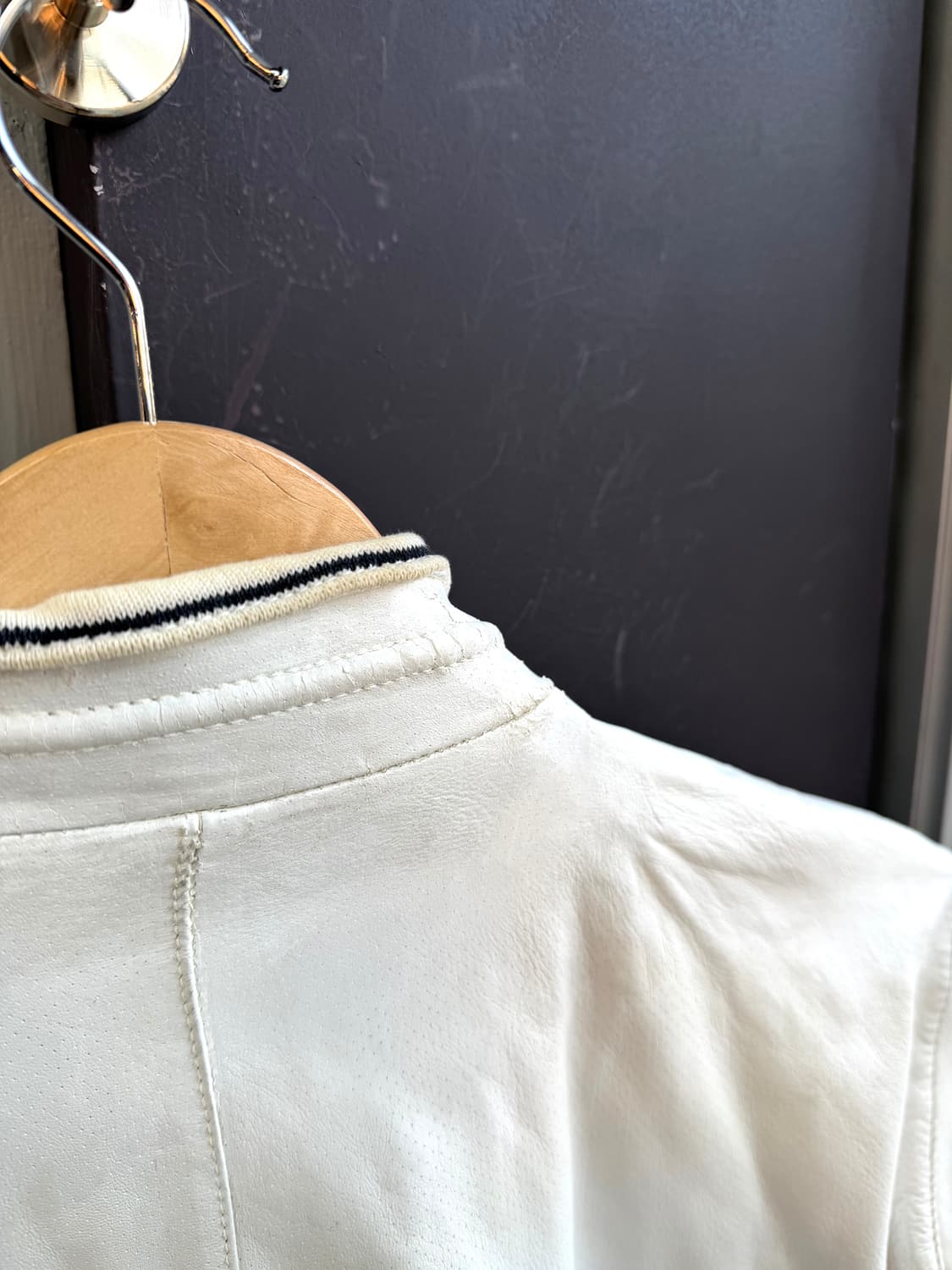 48/ 에르메네질도 제냐 14FW 램스킨 레더 자켓 상품이미지7