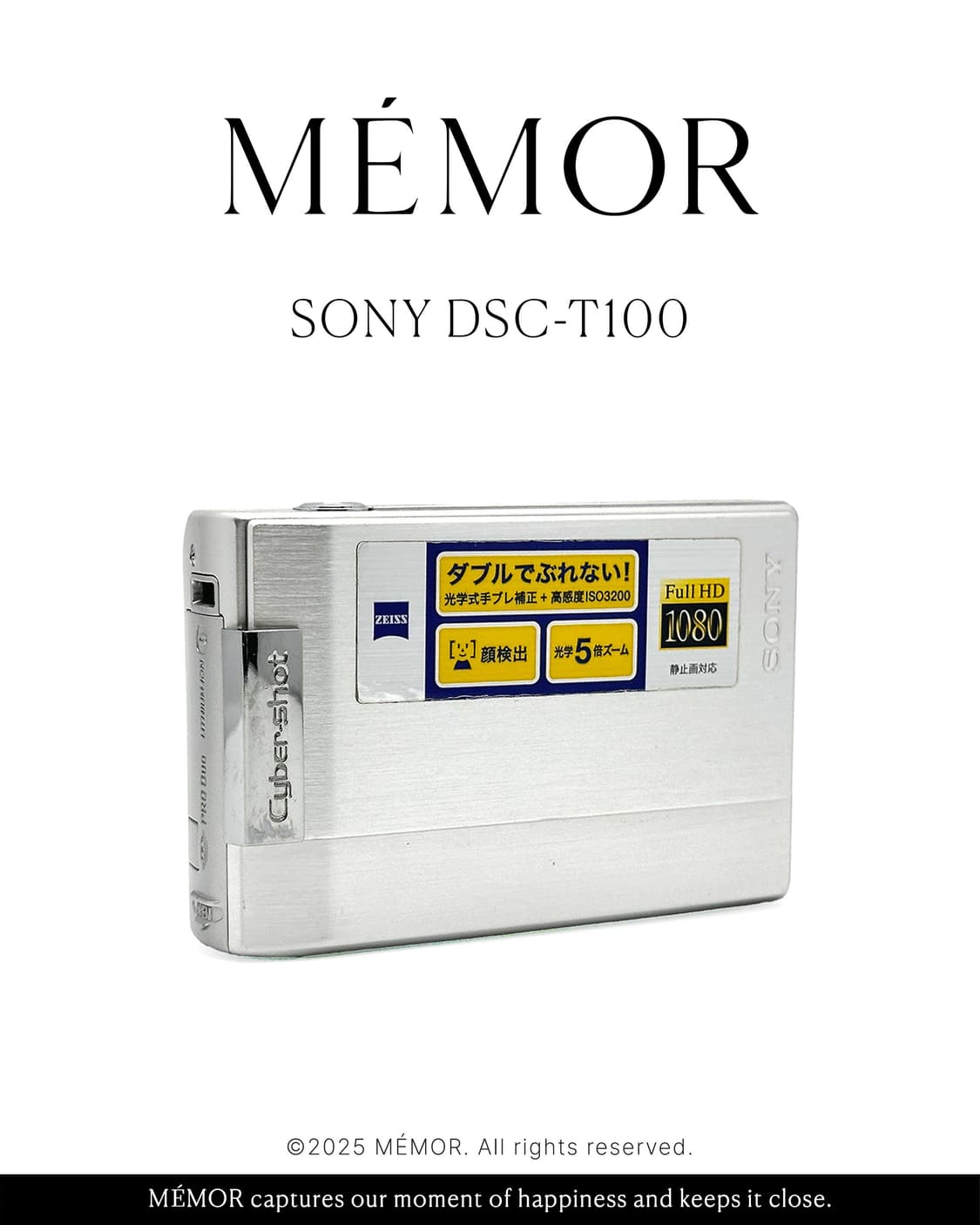 희귀/슬라이드형 렌즈 커버🌈SONY DSC-T100 소니 디카 카메라 상품이미지2