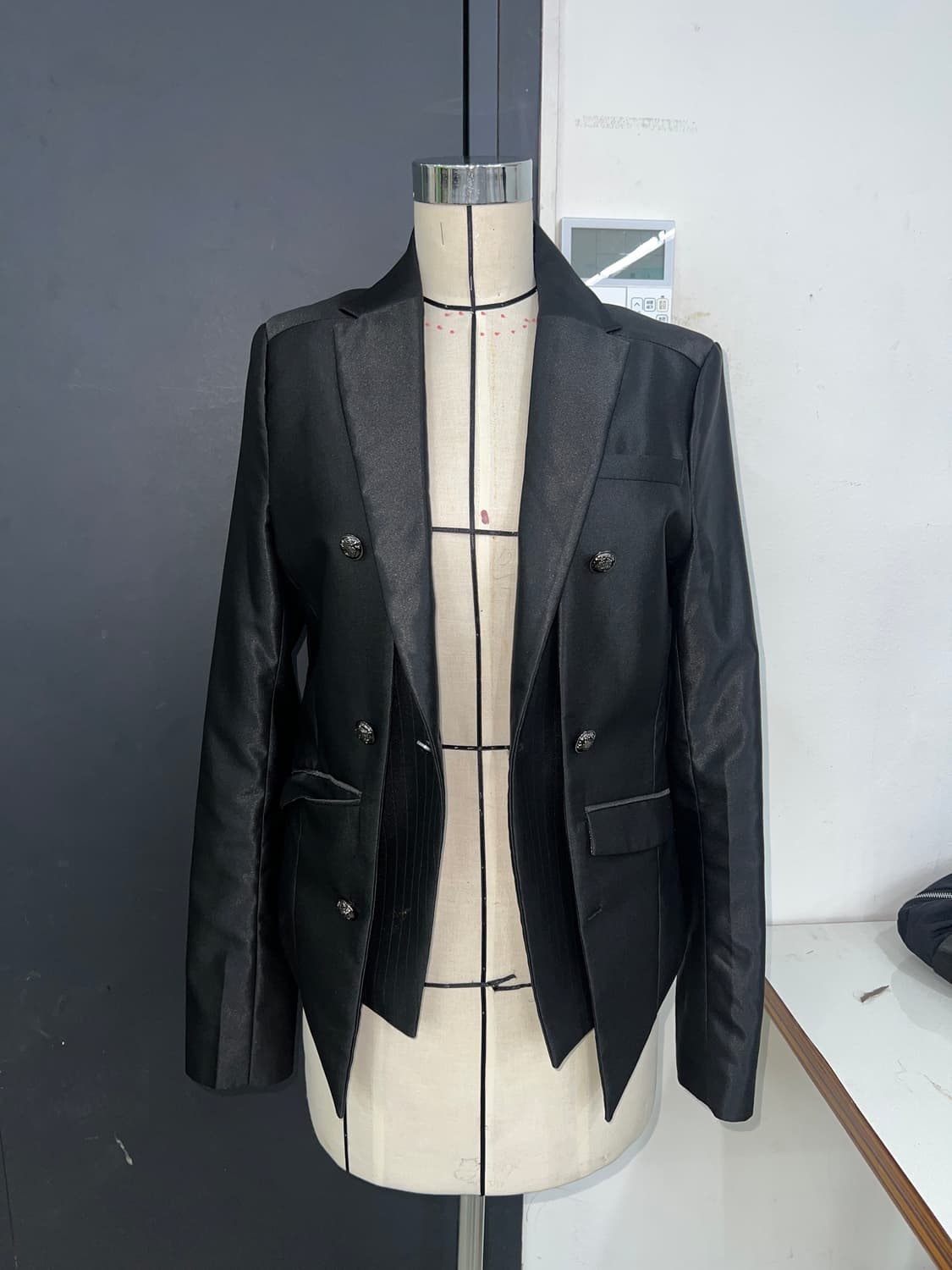 Vice fairy OOs vkei satin double jacket 상품이미지1