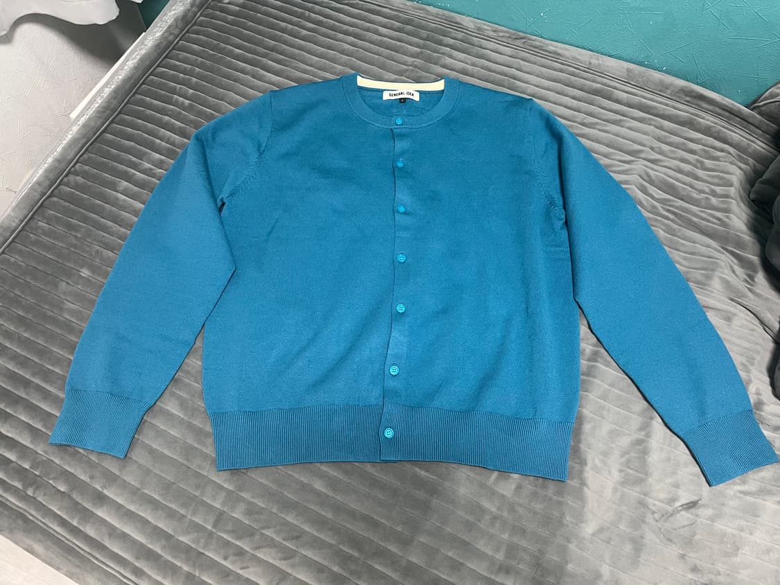 제너럴아이디어 블루 가디건 상품이미지2