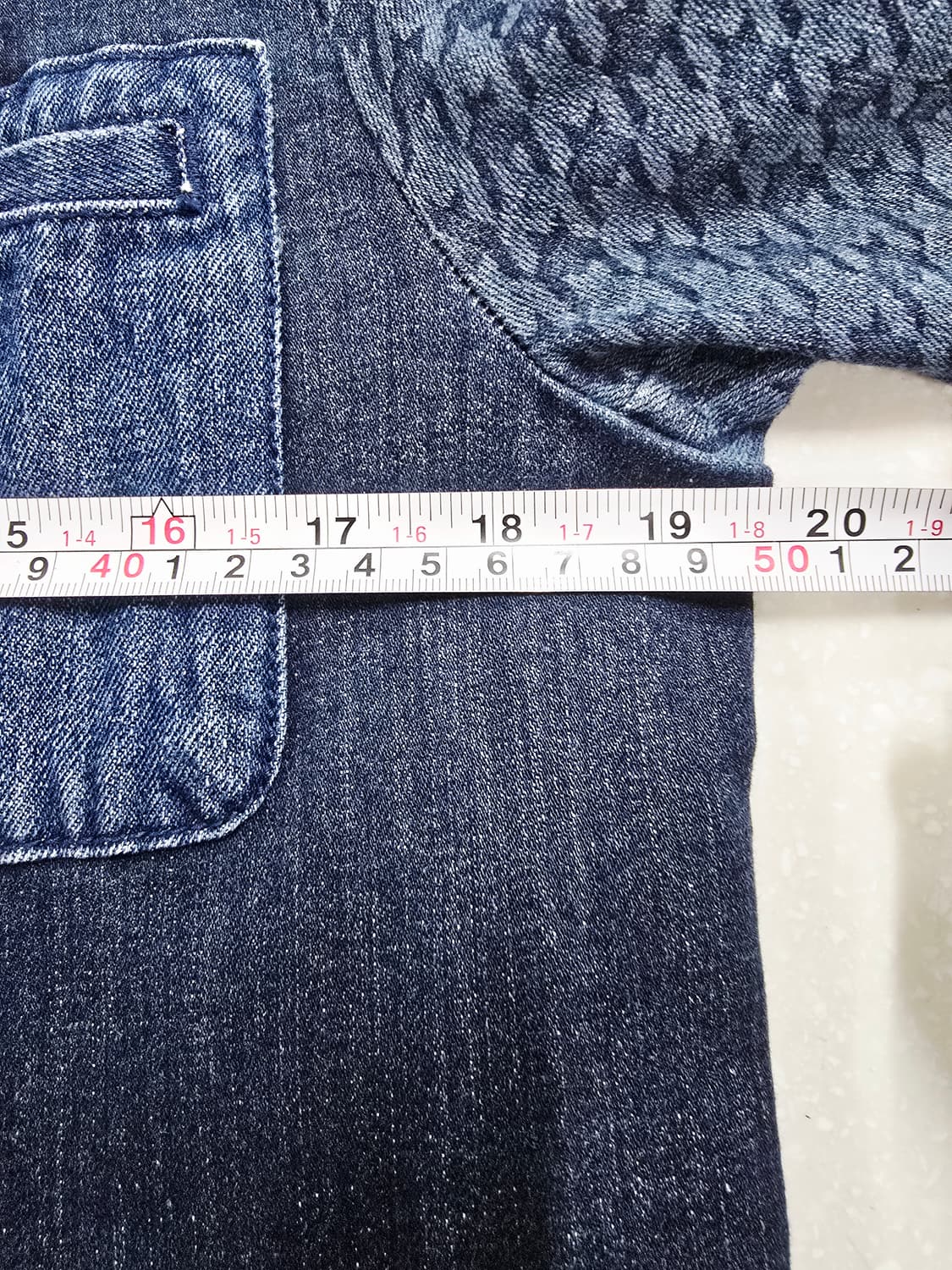 지컷 데님 패치 자켓66 상품이미지7