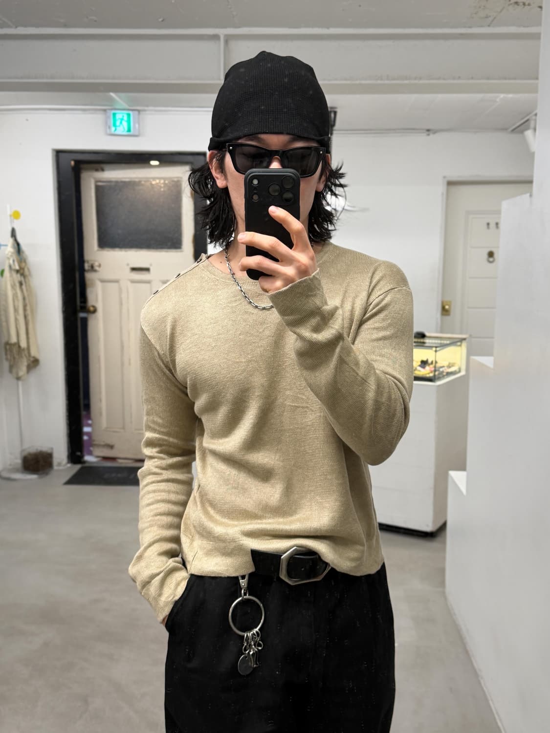 90s 마가렛호웰 린넨 니트 상품이미지2