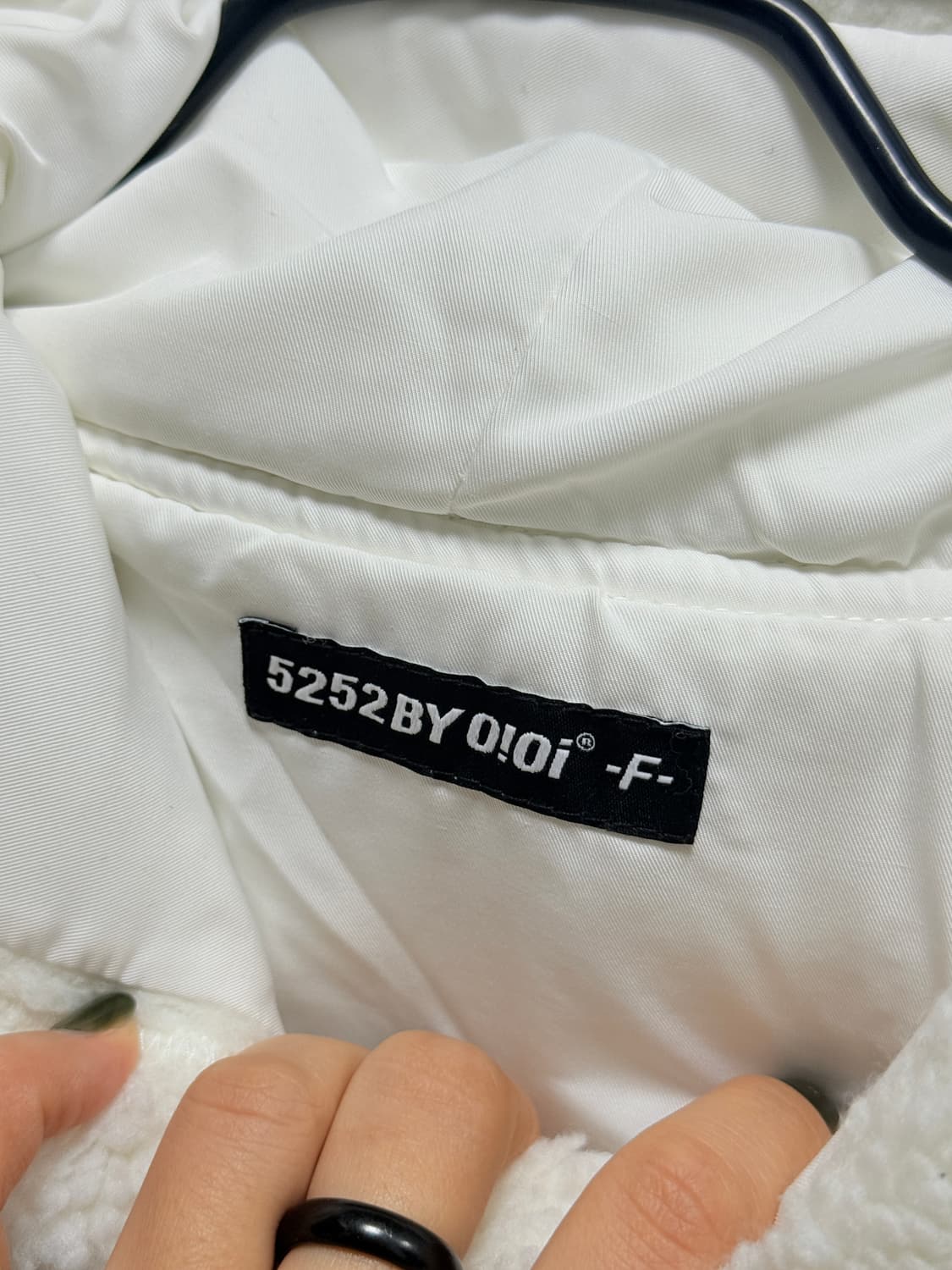 oioi 오아이오아이 양털 후리스 여성 후드티셔츠 Free 상품이미지5