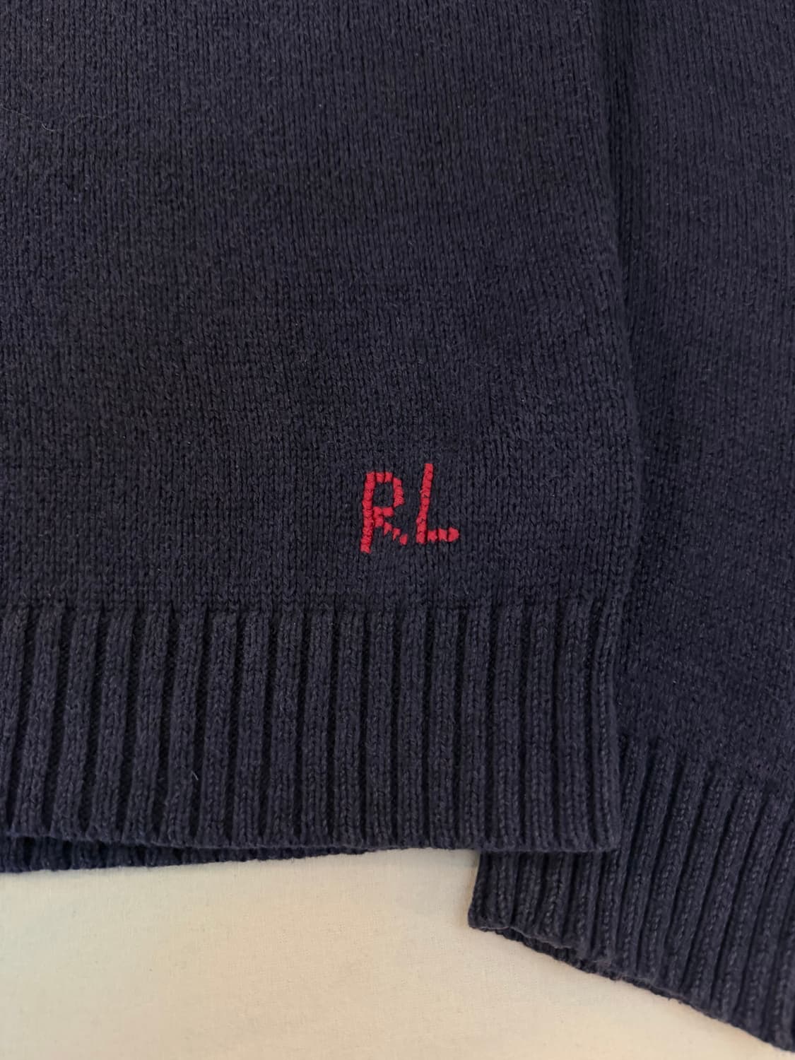 폴로 랄프로렌 대장급 폴로베어 성조기 니트 네이비 상품이미지4