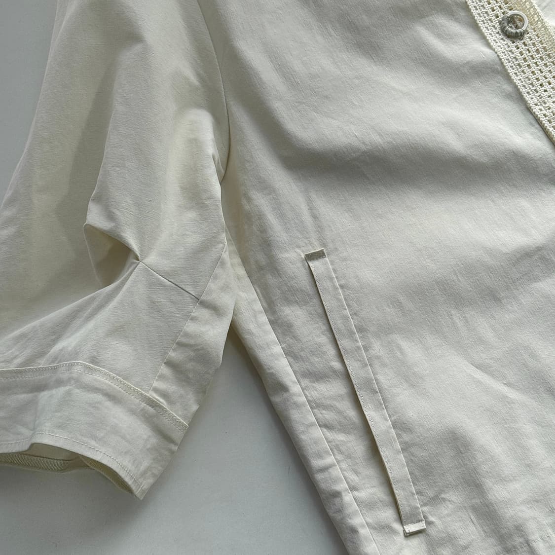 래트바이티 크로셰 칼라 셔츠 상품이미지3