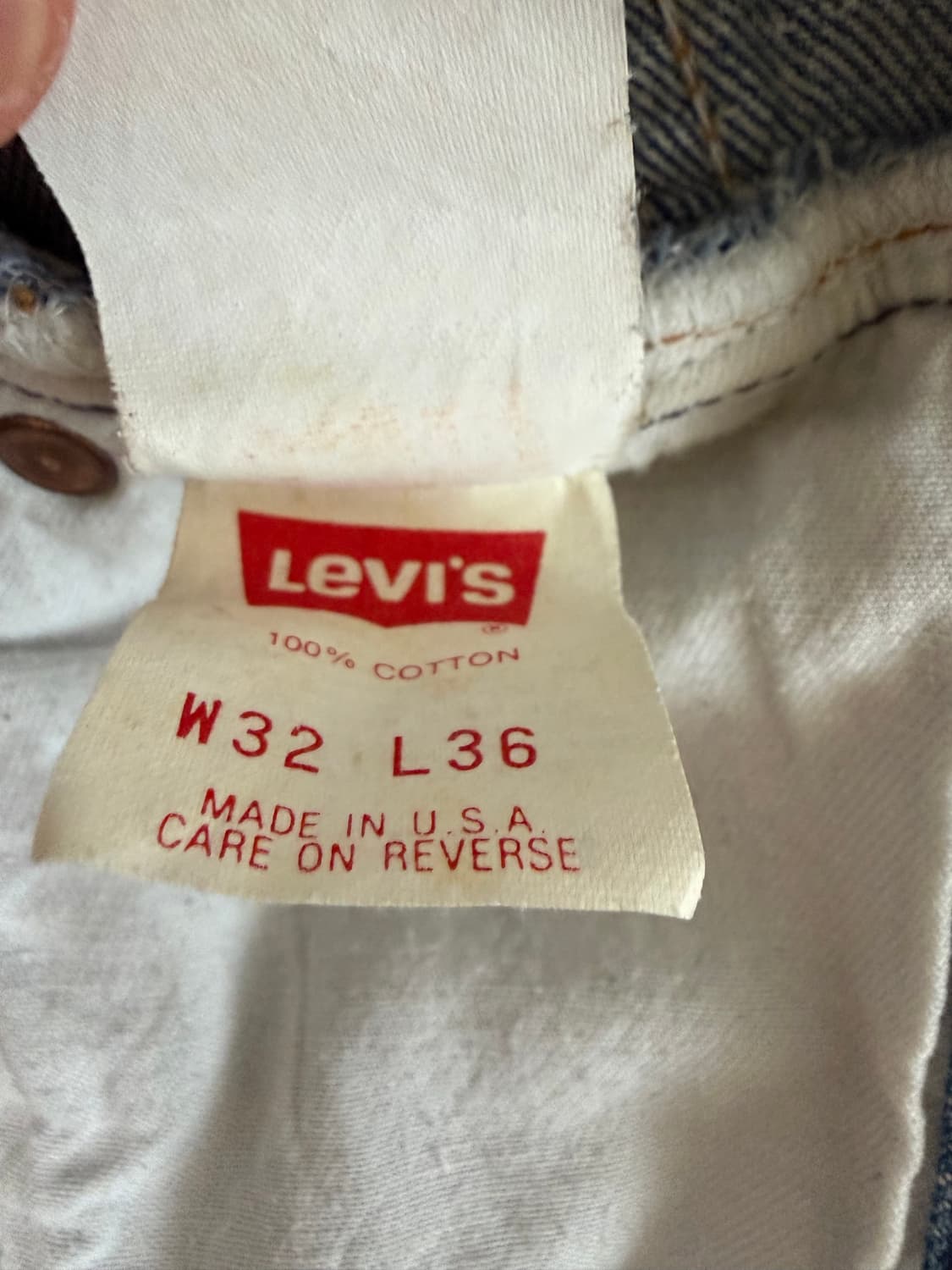 90s levi’s 501xx 발렌시아 공장 리바이스 상품이미지8