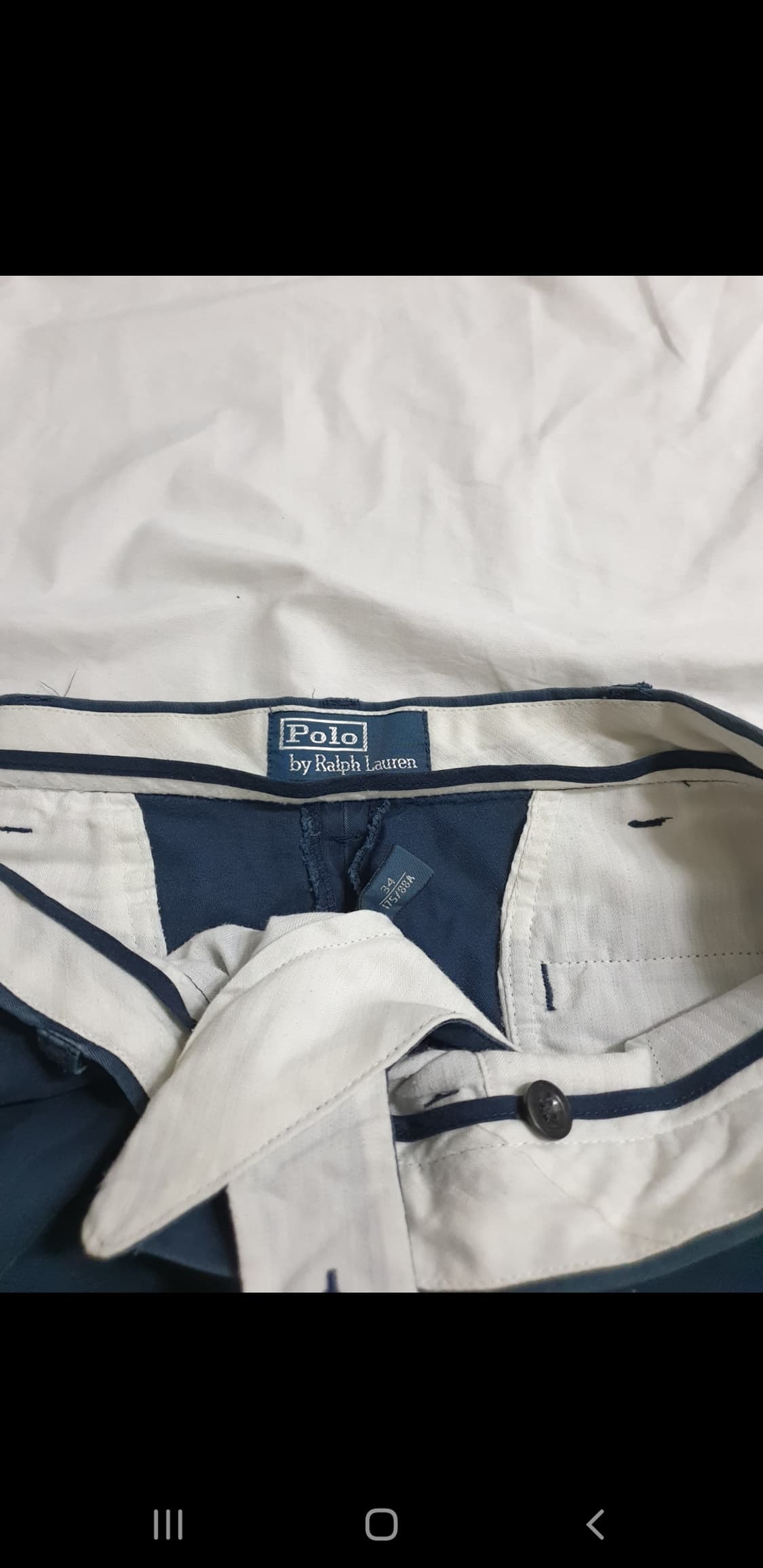 폴로랄프로렌 기본로고 네이비 치노 팬츠 상품이미지4