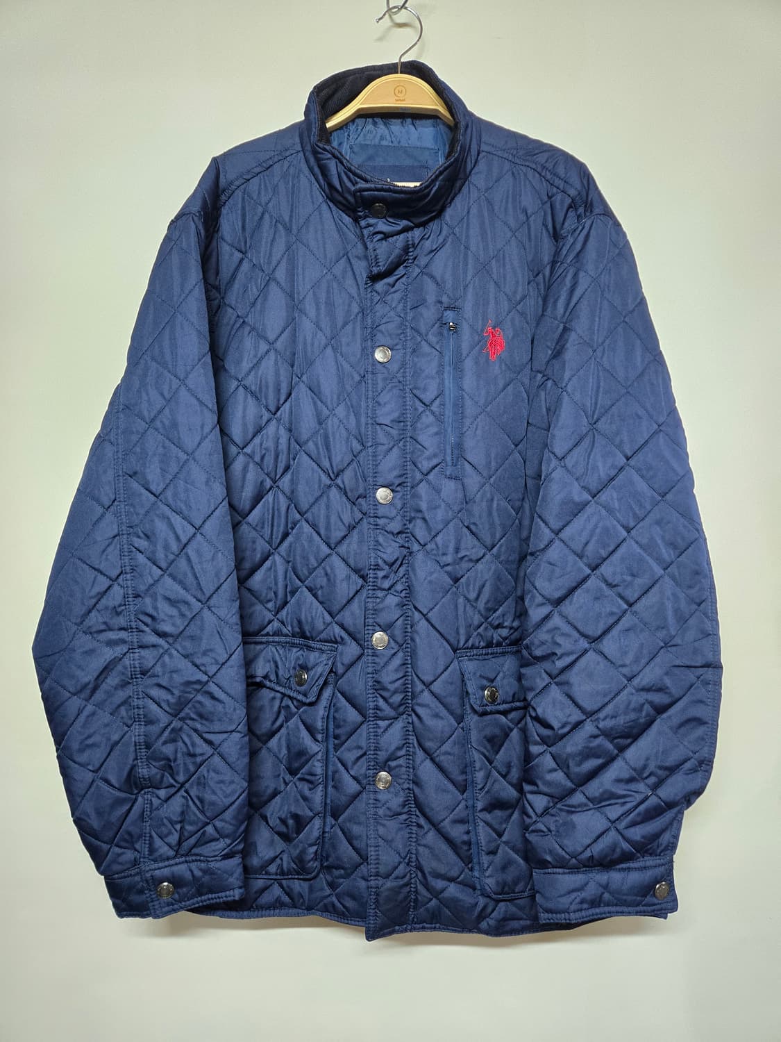 U.S. 폴로 어쌔신 퀼팅 자켓 네이비2XL 상품이미지1