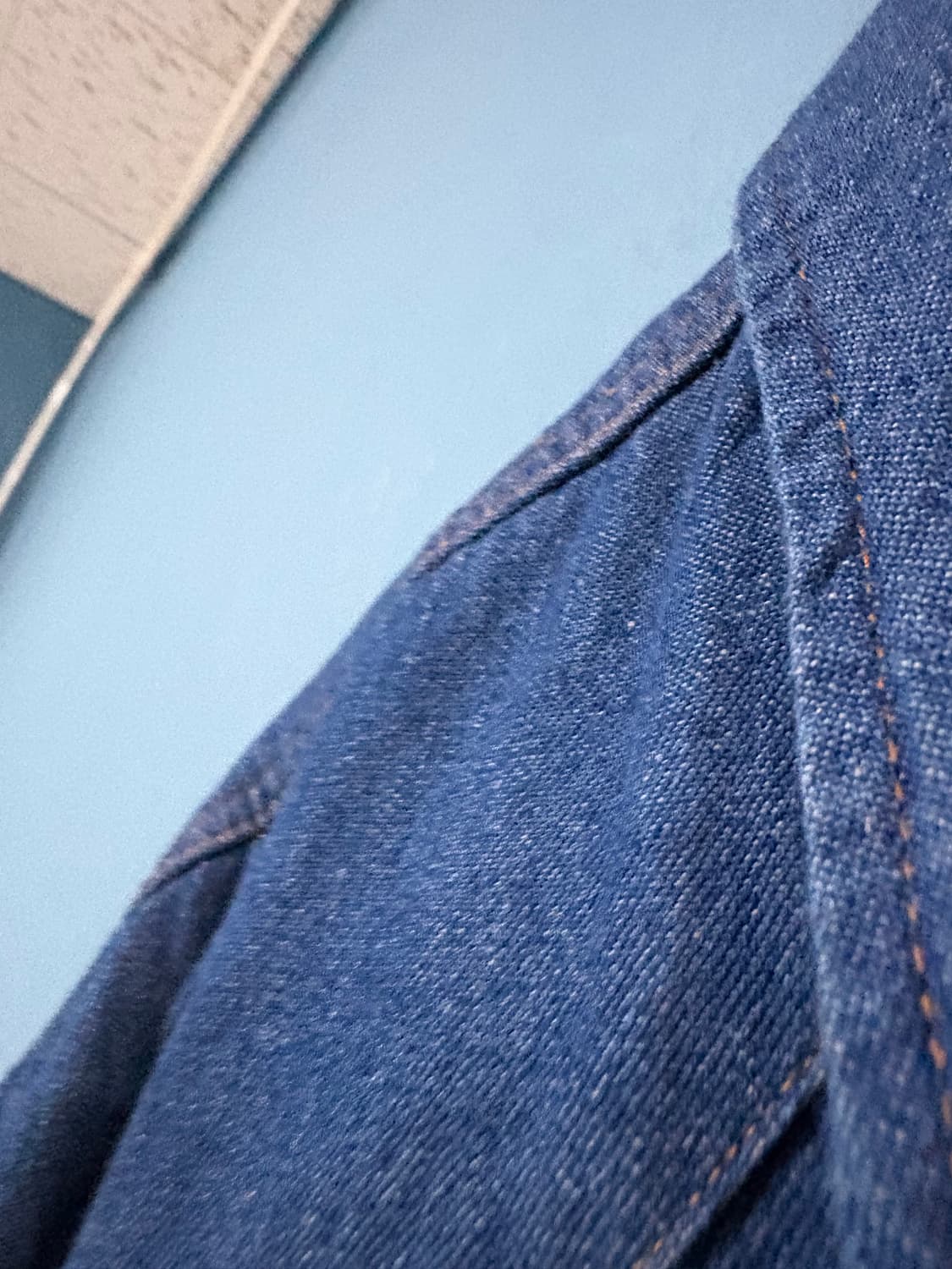 00‘s Wrangler Denim Western Shirt. 상품이미지4