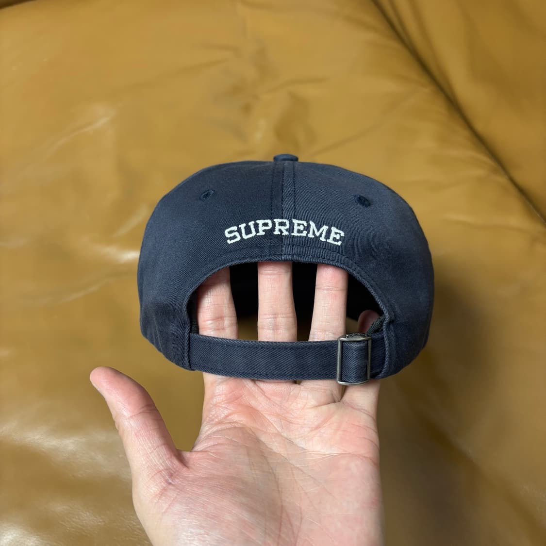 Supreme 슈프림 24ss 뉴욕 아크 네이비 6패널 볼캡 모자 상품이미지8