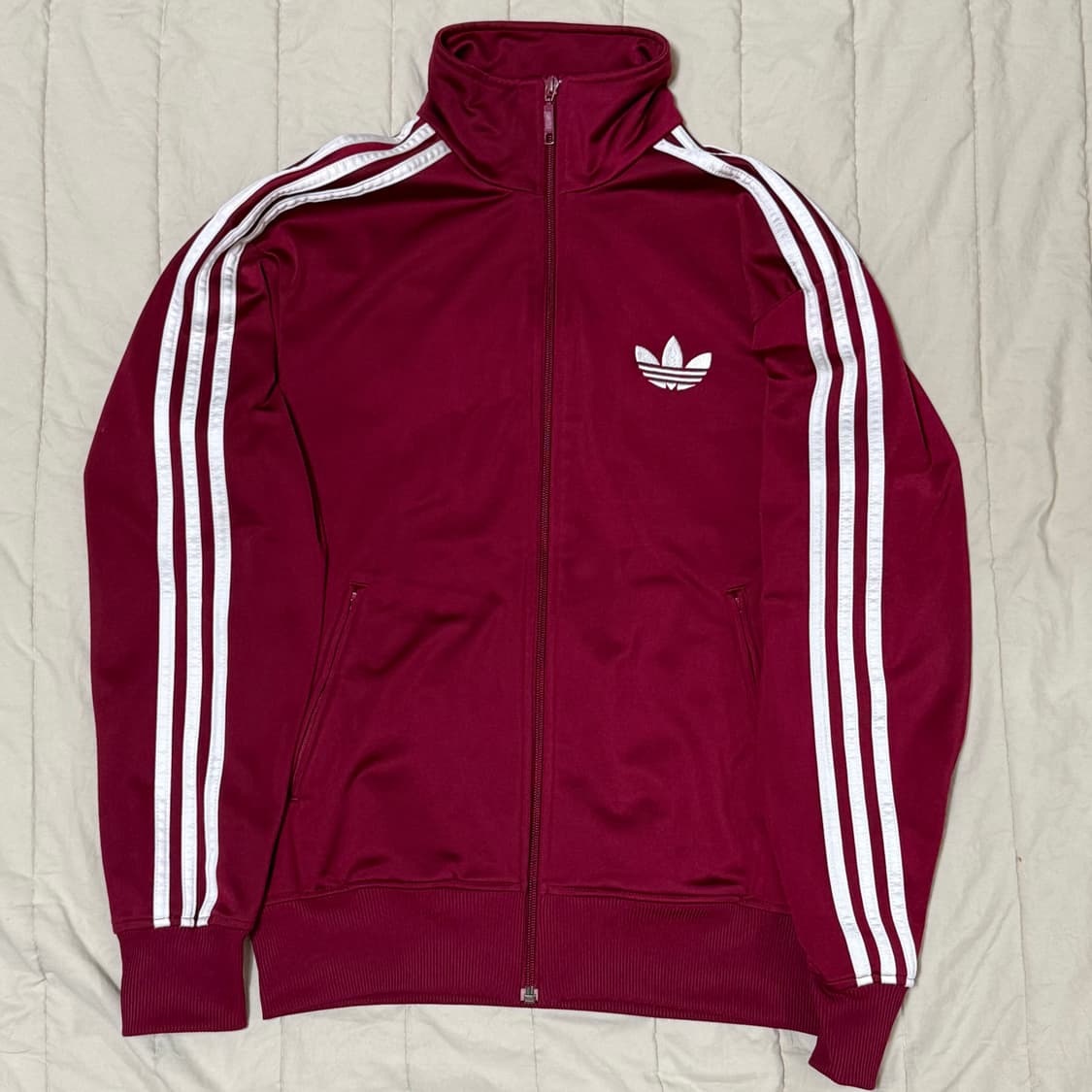 아디다스 파이어버드 대대장 버건디 져지 트랙탑 상품이미지2