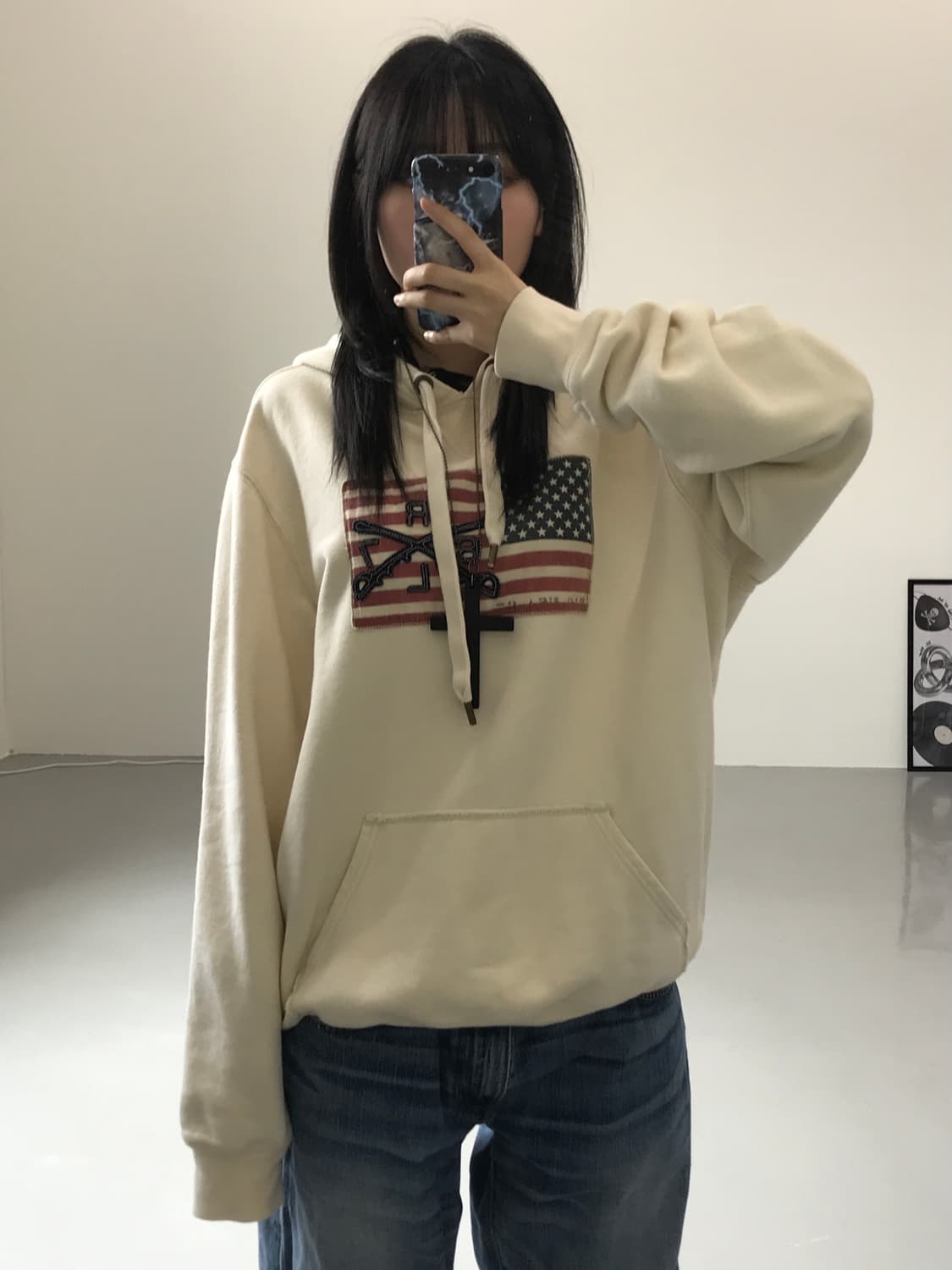 폴로 진스 성조기 후드티 상품이미지1