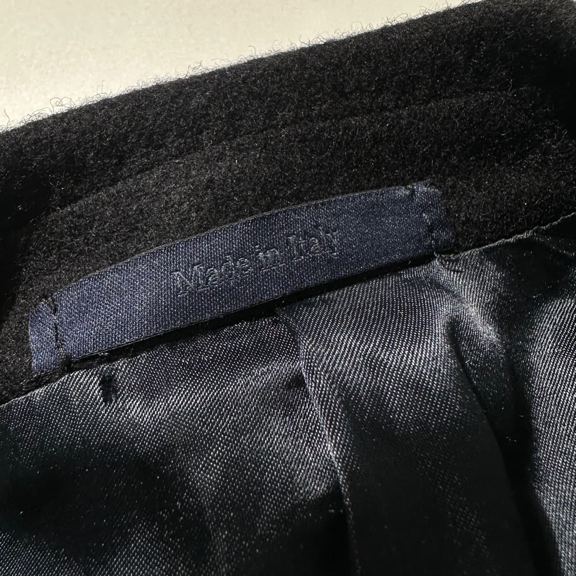 랑방 울 싱글 코트 블랙 상품이미지4