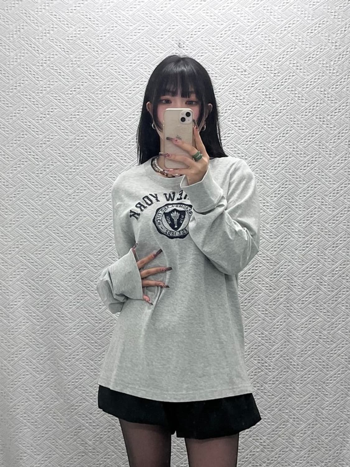 아베크롬비 올드스쿨 레트로 Y2K 캐주얼 맨투맨 XL C11812 상품이미지1