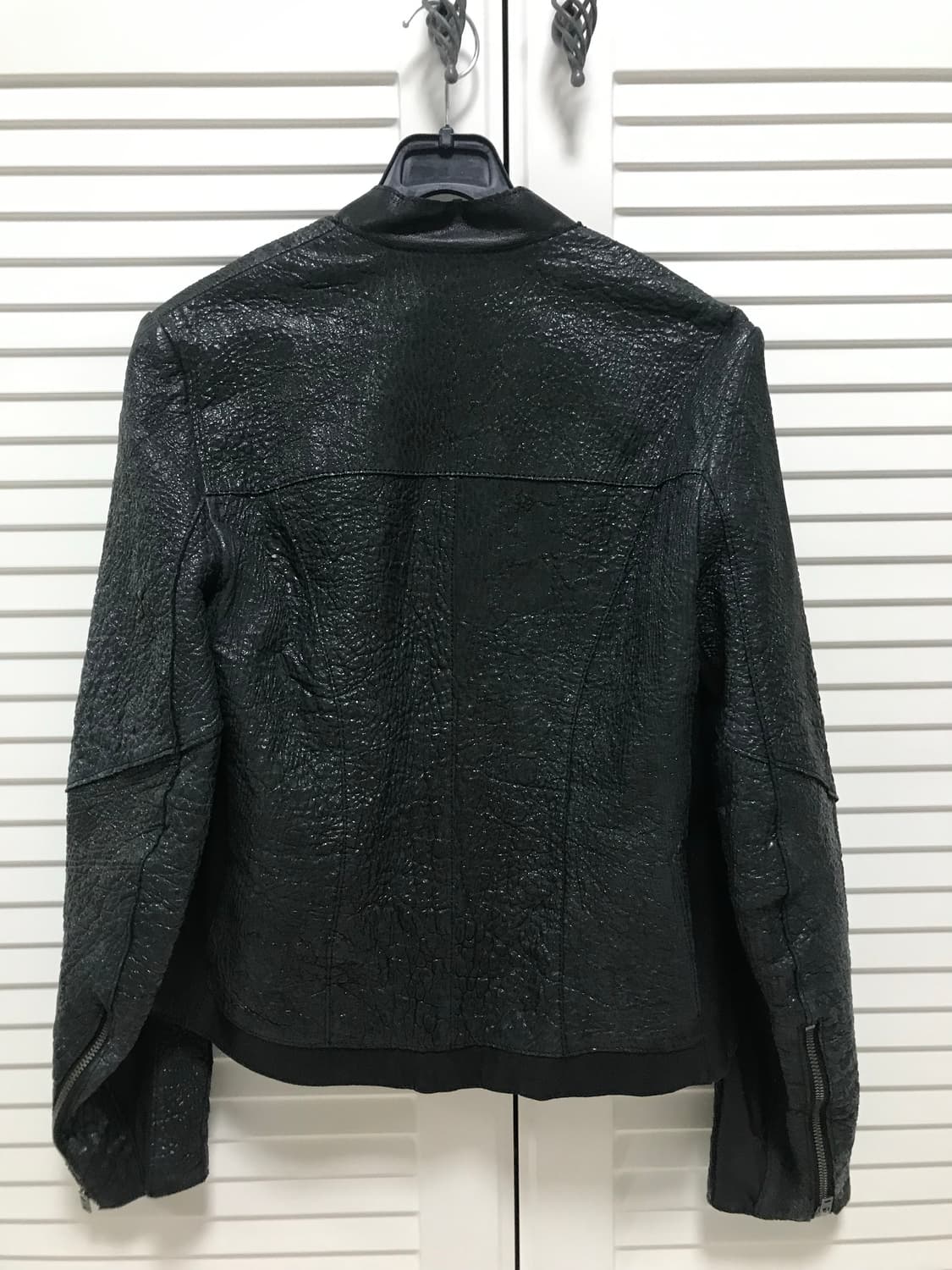 Helmut Lang  Crystal Leather Jacket S 상품이미지6