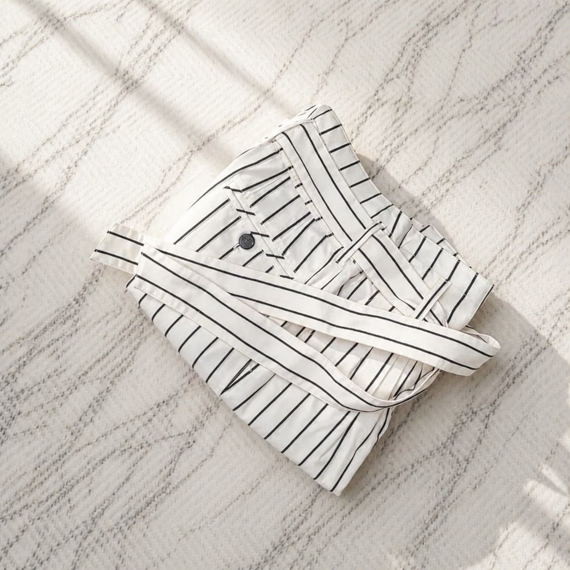 타임 포스트모던 스트라이프 테이퍼드 팬츠 / 여름용 / 하이웨스트 상품이미지8