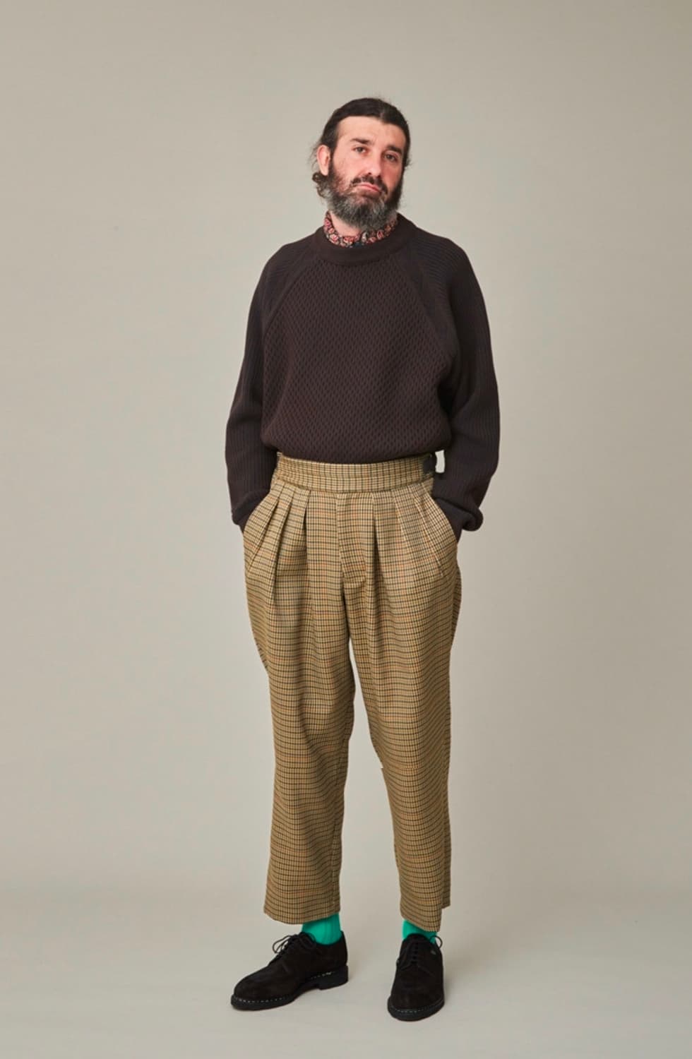 야시키 니트 1 size Brown 상품이미지10