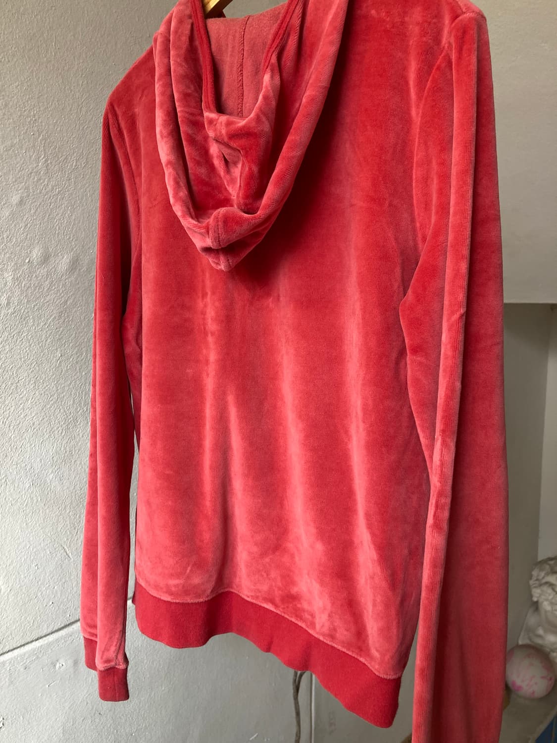 y2k 빈티지 벨벳 후드집업 상품이미지7