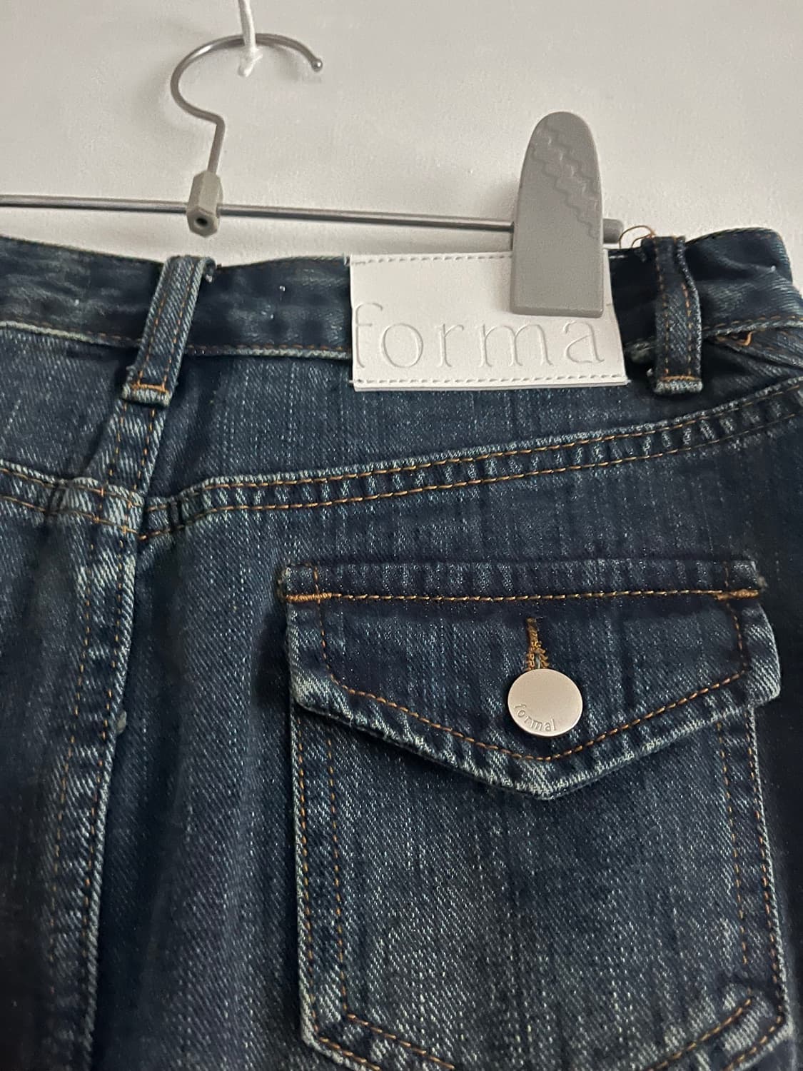 애프터먼데이 워싱 데님 스커트 상품이미지6