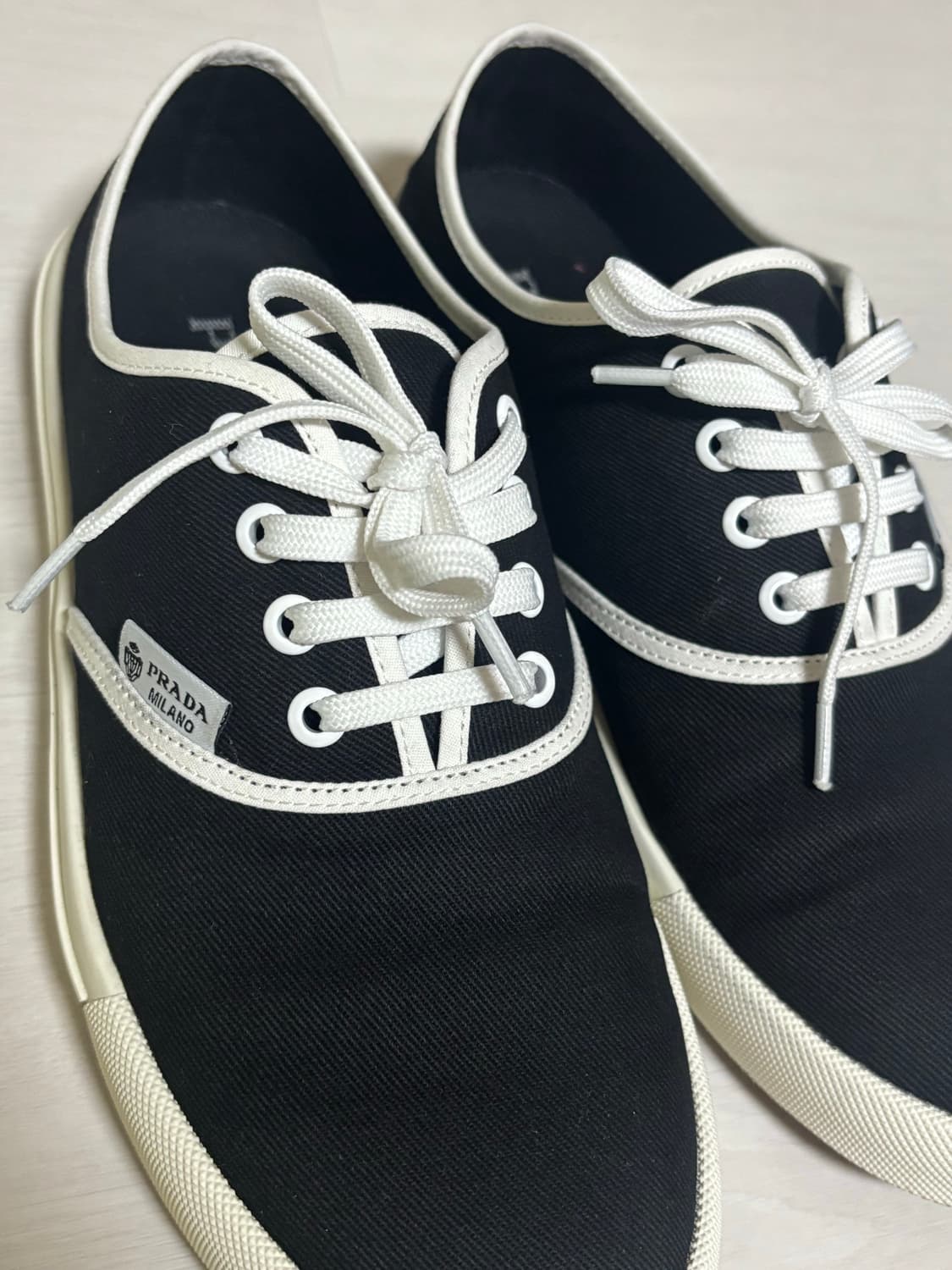 Prada 26ss drill fabric sneakers 상품이미지7