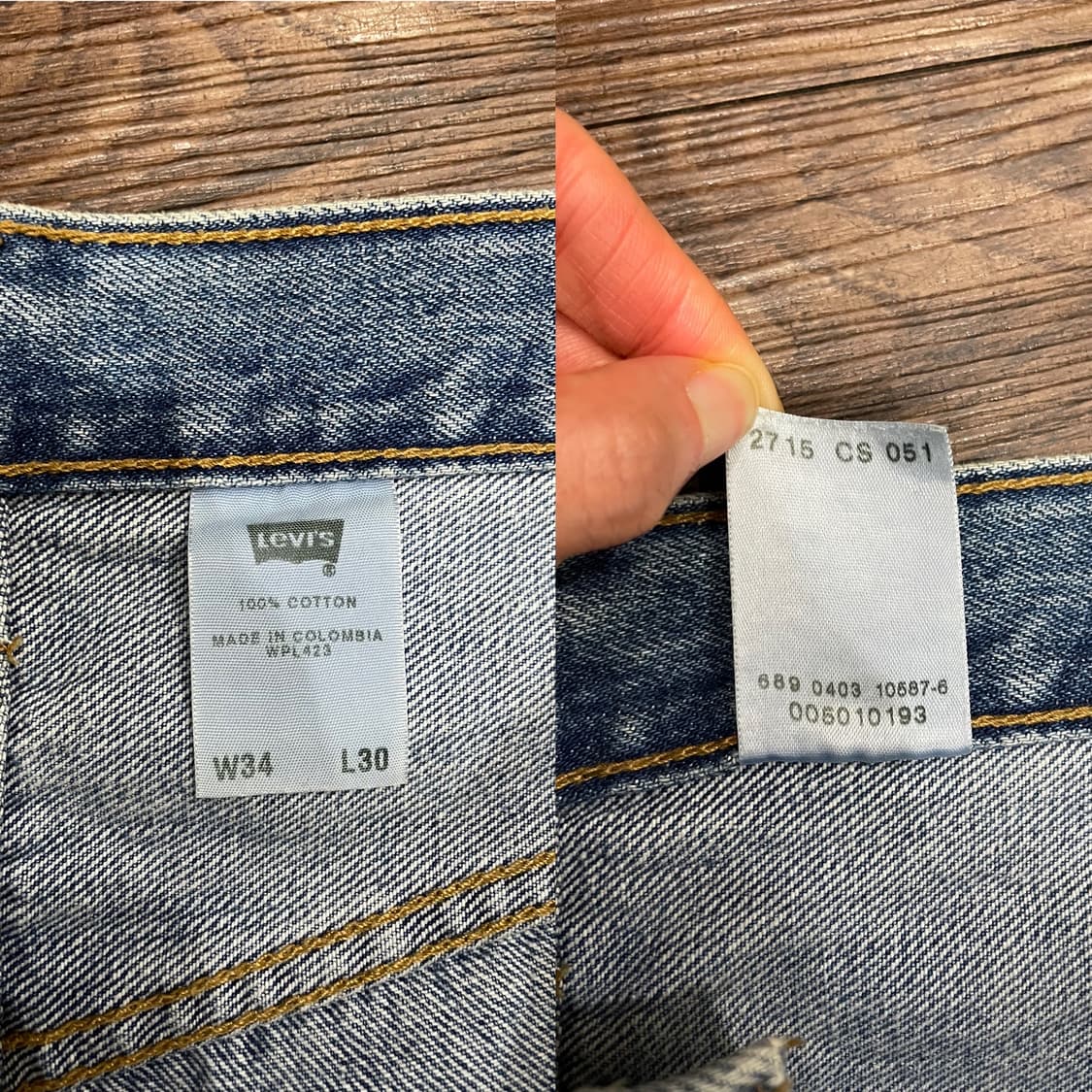 00s 리바이스 501 데님 팬츠 상품이미지8