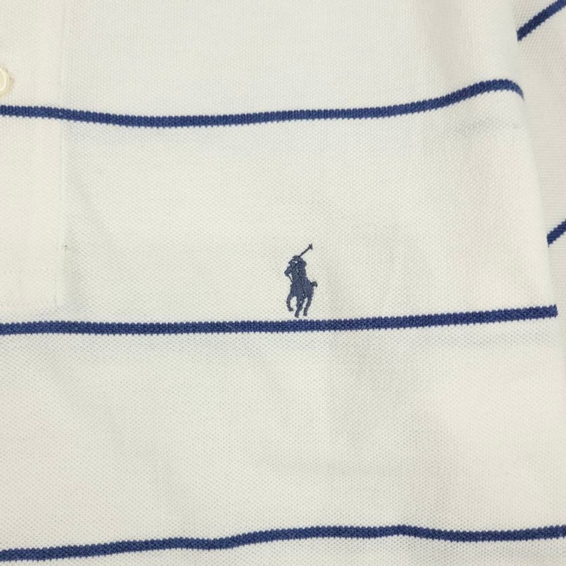 폴로 네이비 스트라이프 카라티 카라 반팔  상품이미지2