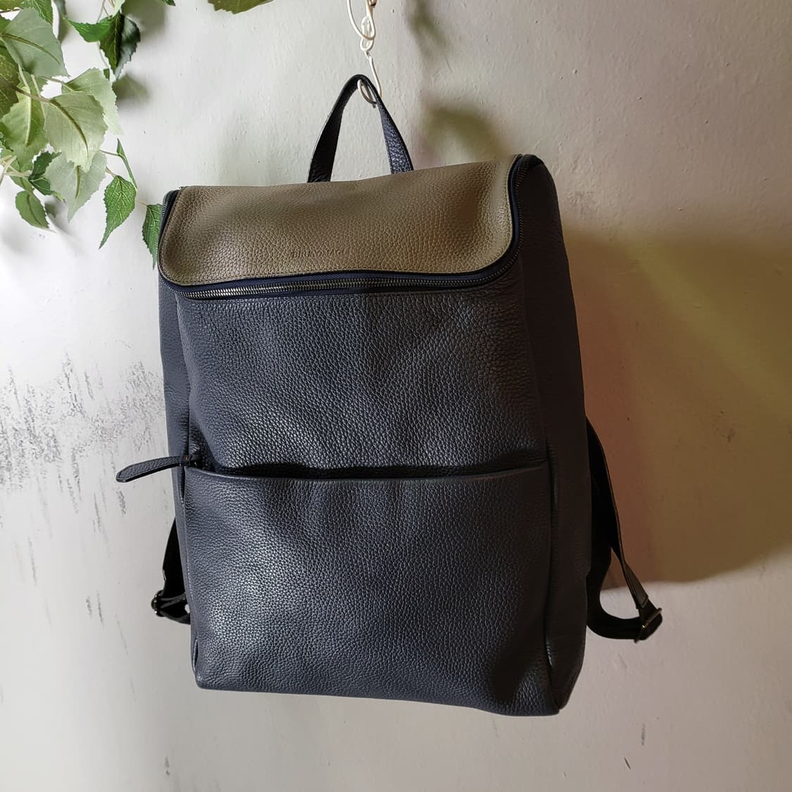 브루노 말리 레더 백팩 상품이미지3