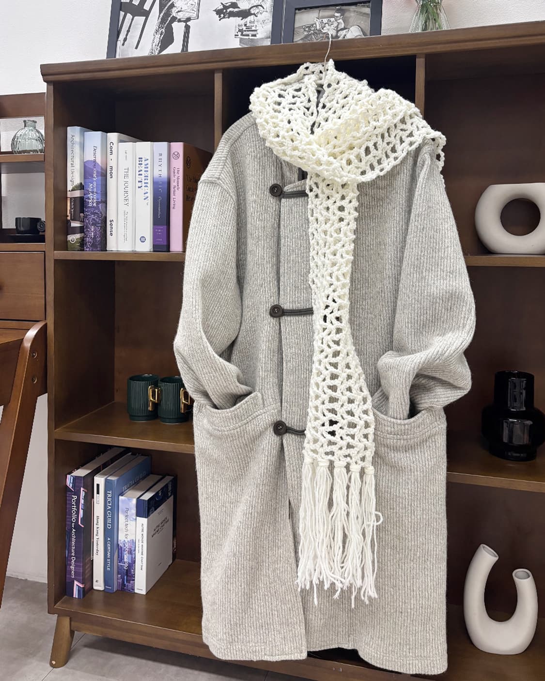 sapporo ivory net muffler 상품이미지4