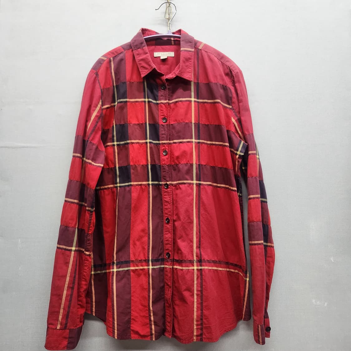 버버리 브릿 타탄체크 셔츠 M(L) 상품이미지1