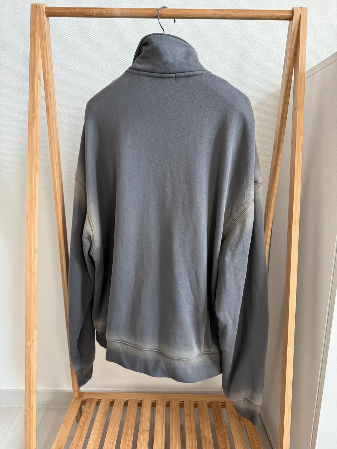 이로 워싱 집업 맨투맨 상품이미지4