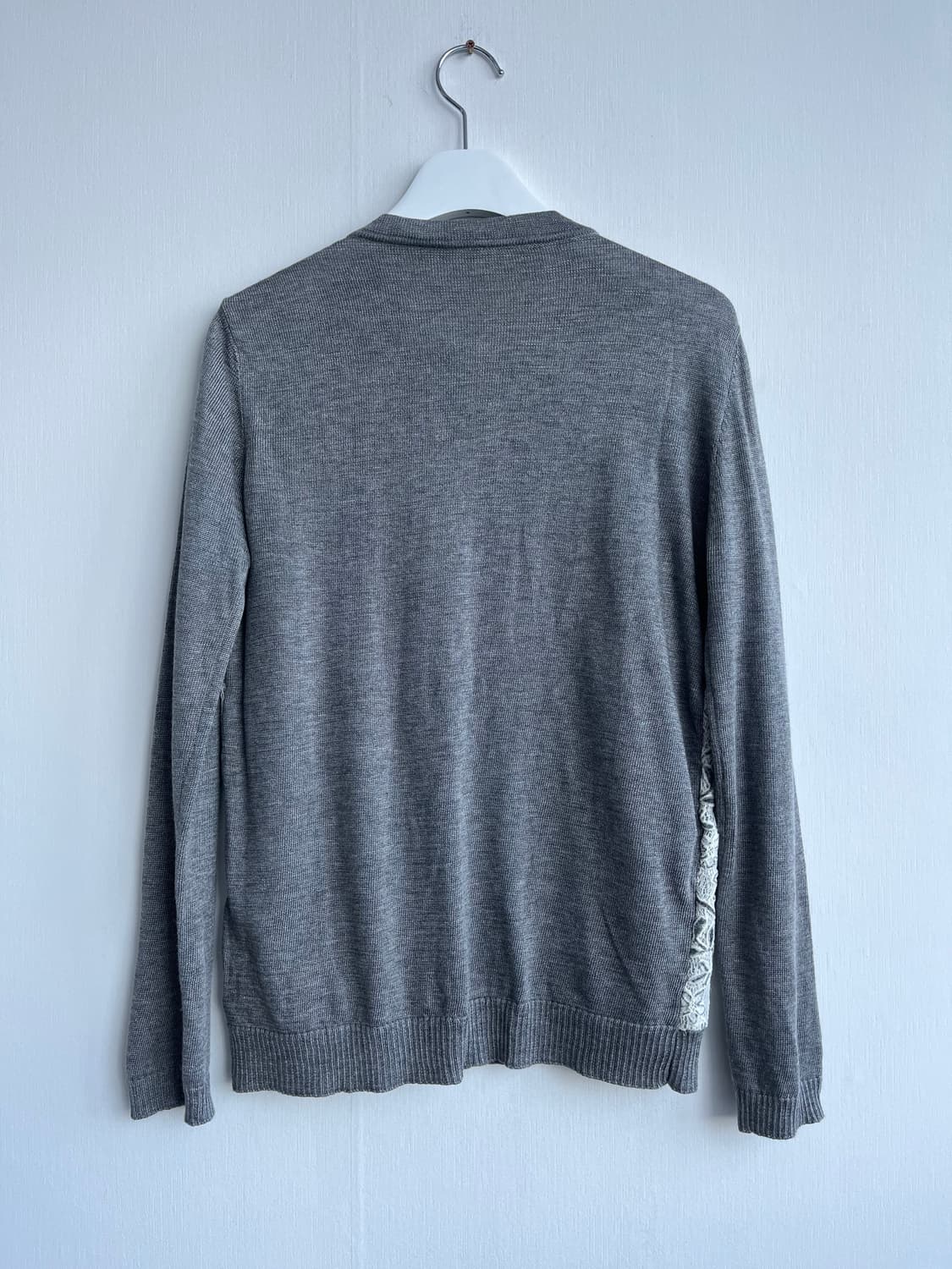 그레이 플라워 레이스 가디건 상품이미지3