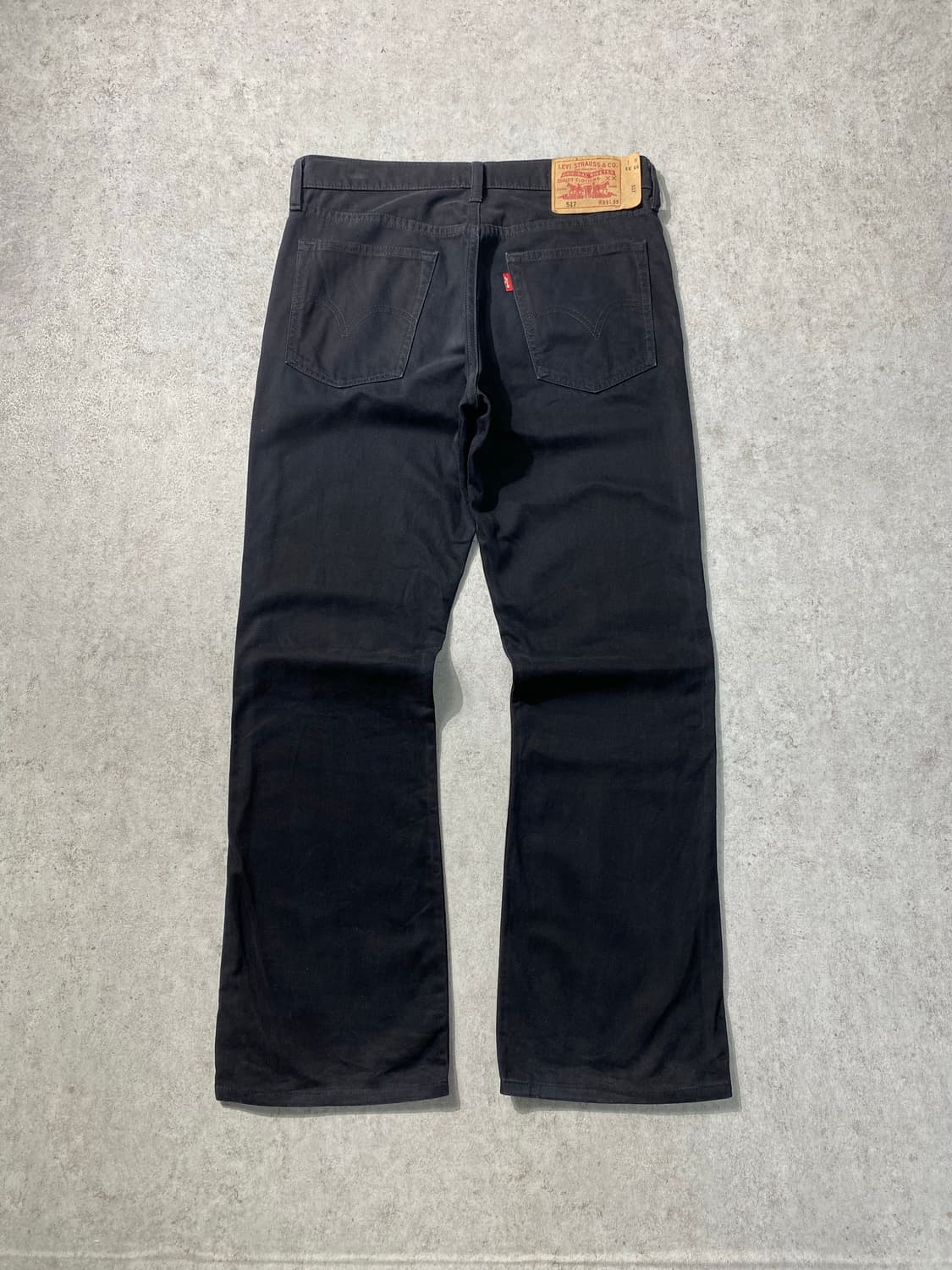 [31] 00s Levi's 517 리바이스 흑청 부츠컷 데님팬츠 상품이미지4